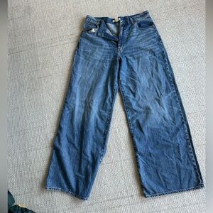 Madewell Women's Straight Leg Blue Jeans